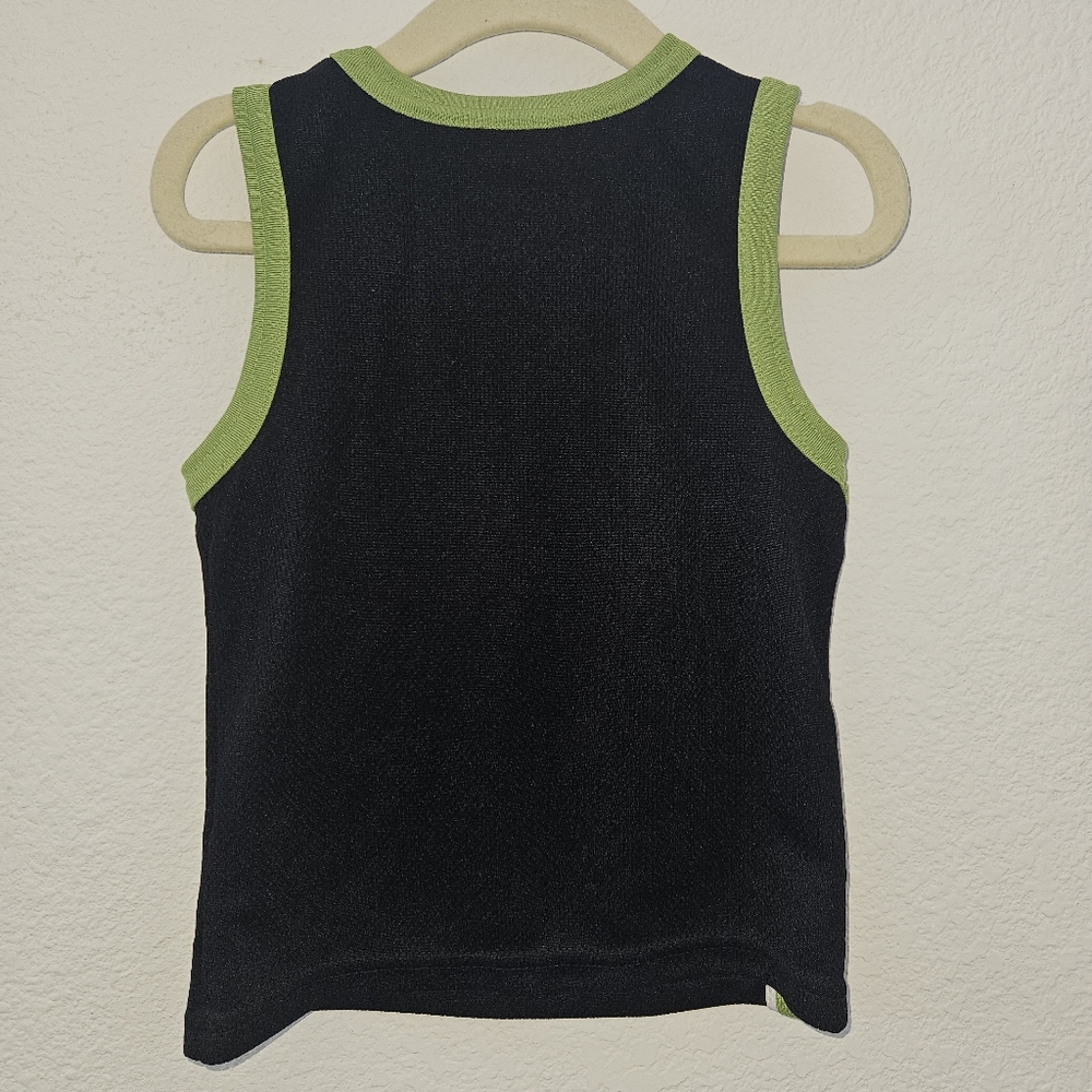 Garanimals Black Green Basketball Jersey 24 Mon - Picture 2 of 3